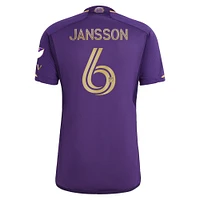 Maillot de joueur authentique Robin Jansson adidas violet Orlando City SC 2024 The Wall Kit pour homme