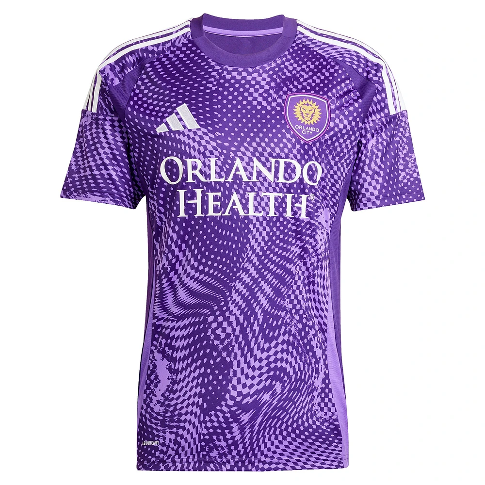 Men's adidas Robin Jansson Purple Orlando City SC 2025 Perfect Storm Replica Player Jersey