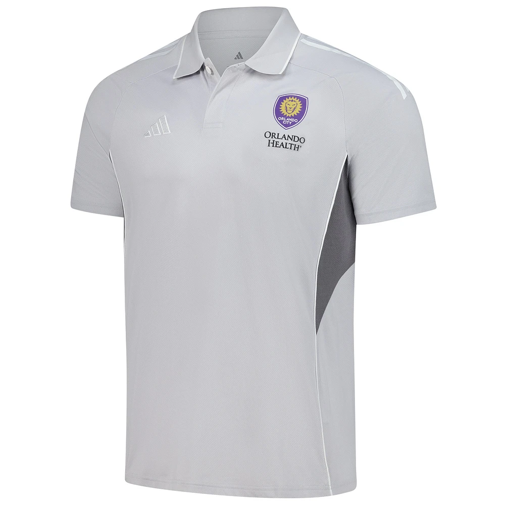 Men's adidas Silver Orlando City SC 2025 Training Polo