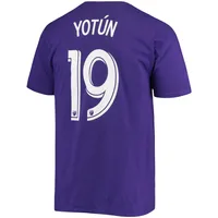 Men's adidas Yoshimar Yotun Purple Orlando City SC Go to Name & Number T-Shirt