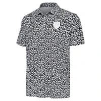 Polo Orlando City SC Seasons gris/noir Antigua pour homme