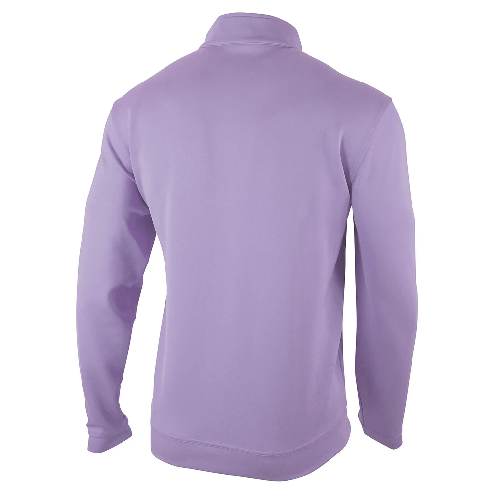 Veste violette Columbia Orlando City SC Wickham Hills Omni-Wick Quarter-Zip pour hommes