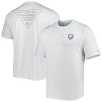 Men's Columbia White Orlando City SC Terminal Tackle Omni-Shade T-Shirt