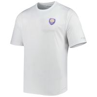 Men's Columbia White Orlando City SC Terminal Tackle Omni-Shade T-Shirt