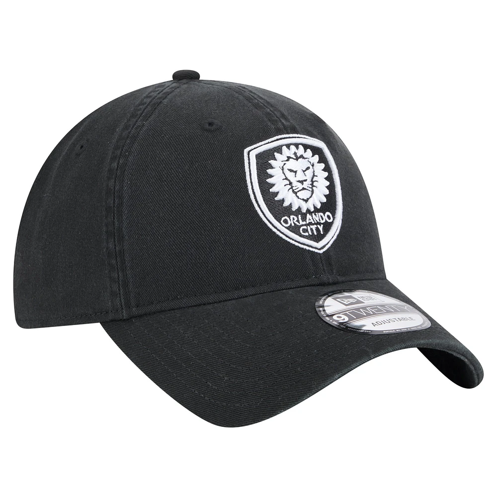 Men's New Era  Black Orlando City SC 2025 Kickoff 9TWENTY Adjustable Hat