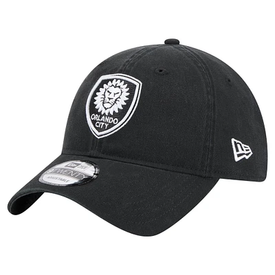 Men's New Era  Black Orlando City SC 2025 Kickoff 9TWENTY Adjustable Hat