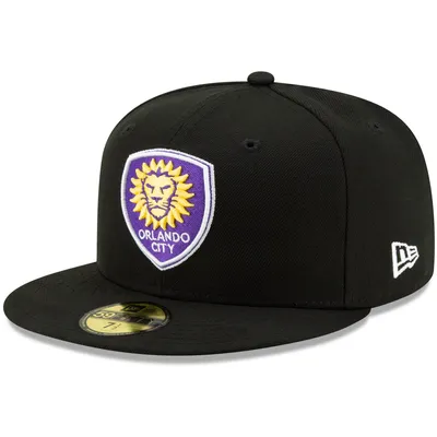 Orlando City SC New Era Primary Logo 59FIFTY Fitted Hat - Black