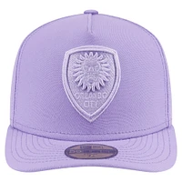 Casquette ajustée A-Frame 59FIFTY violette Orlando City SC pour homme New Era