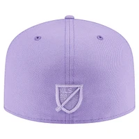 Casquette ajustée A-Frame 59FIFTY violette Orlando City SC pour homme New Era