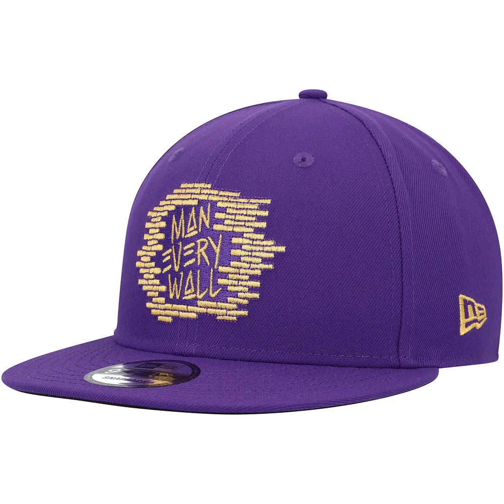 Casquette Snapback 9FIFTY Jersey Hook Orlando City SC New Era violette pour homme