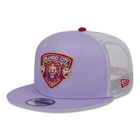 Men's New Era Purple Orlando City SC Jersey Hook Trucker 9FIFTY Snapback Hat