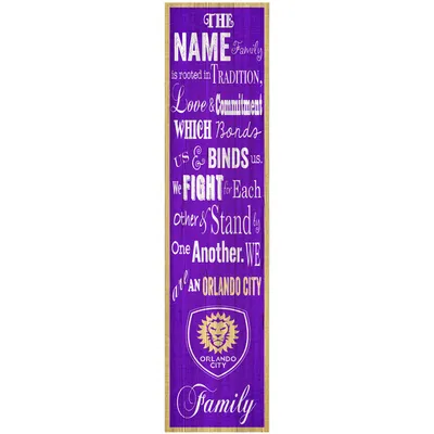 Orlando City SC 6'' x 24'' Personalized Family Banner