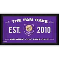 Orlando City SC Framed 10" x 20" Fan Cave Collage