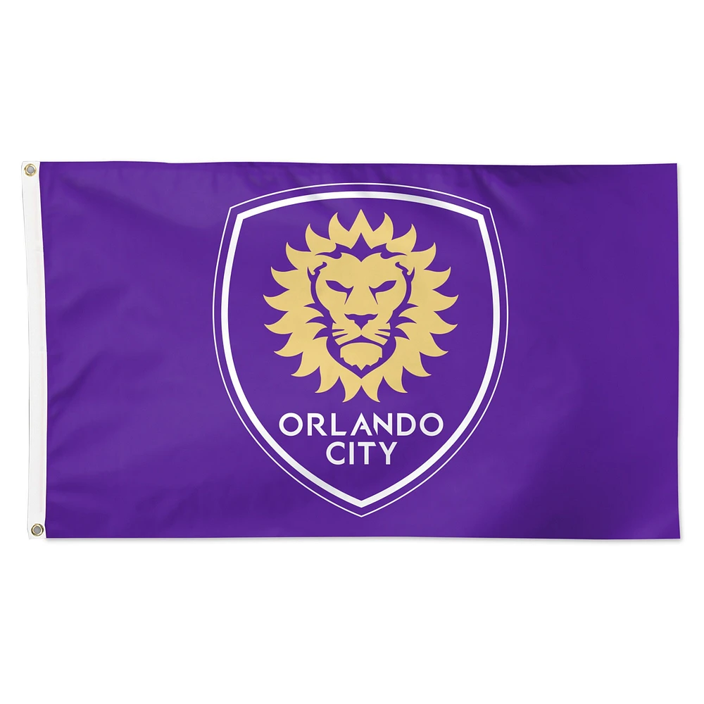 WinCraft Orlando City SC 3' x 5' Drapeau unilatéral d'équipe