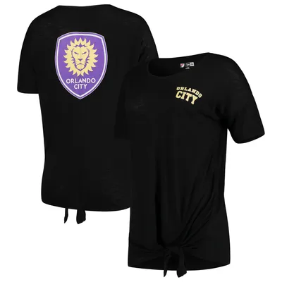 Orlando City SC 5th & Ocean by New Era Women's Slub T-Shirt - Black