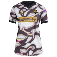 Haut d'avant-match adidas noir Orlando City SC 2024 Pride pour femme