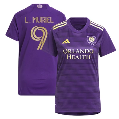 Maillot de joueur adidas Luis Muriel violet Orlando City SC 2024 The Wall Kit Replica pour femme