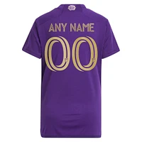 Women's adidas Purple Orlando City SC 2023 The Wall Kit Replica Custom Jersey