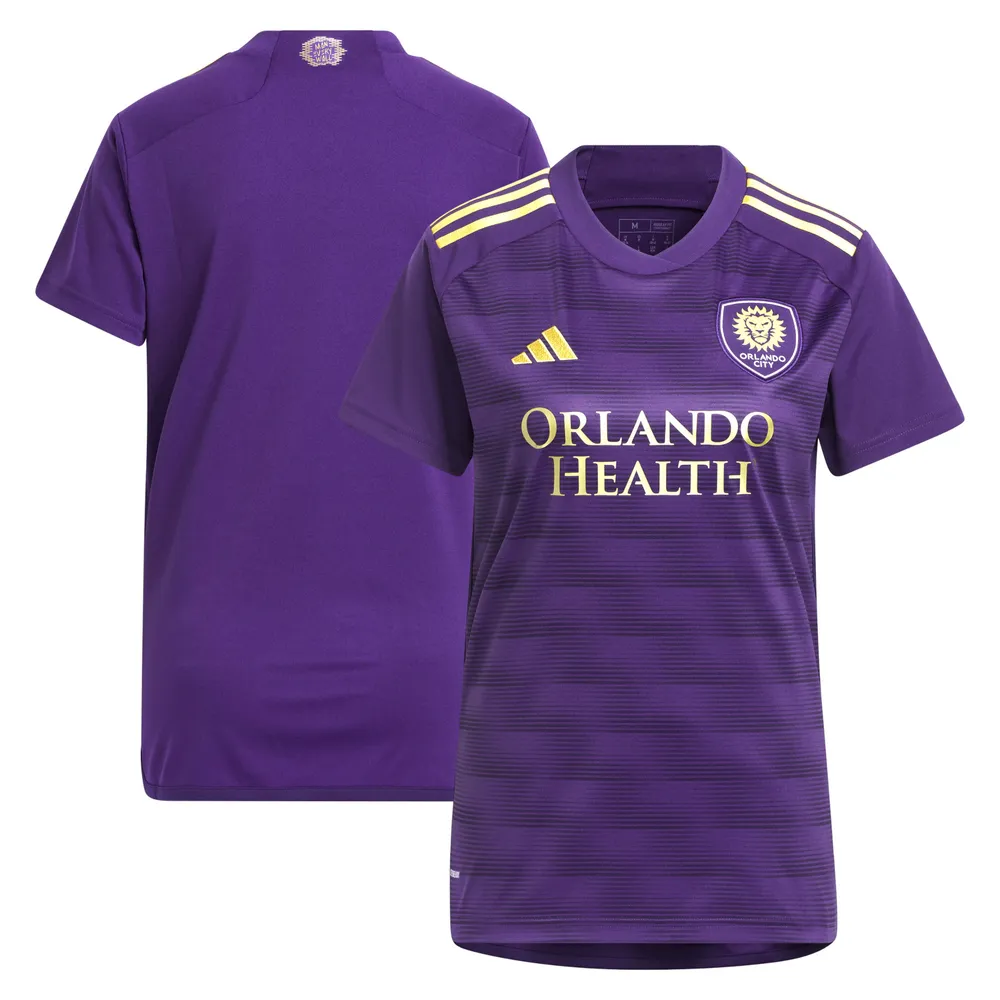 Women's adidas Purple Orlando City SC 2023 The Wall Kit Replica Jersey