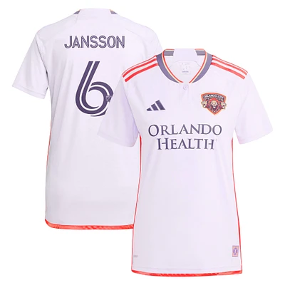 Women's adidas Robin Jansson Purple Orlando City SC 2024 Legacy Kit Replica Player Jersey