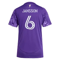 Women's adidas Robin Jansson Purple Orlando City SC 2025 Perfect Storm Replica Player Jersey
