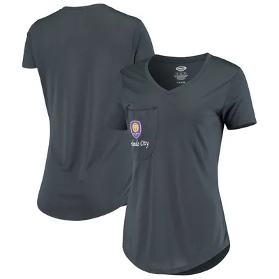 Orlando City SC Concepts Sport Women's Unwind Pocket T-Shirt - Gray