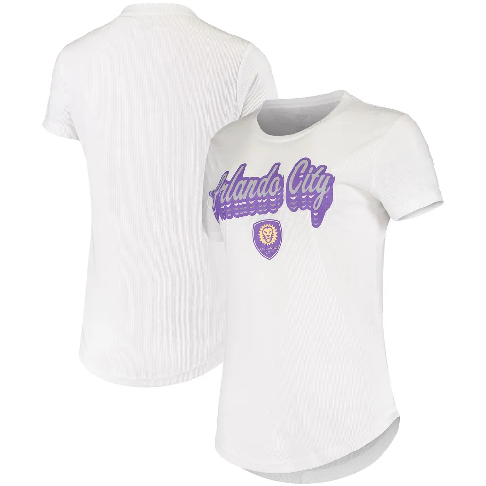 Orlando City SC Concepts Sport Women's Cloud T-Shirt - White