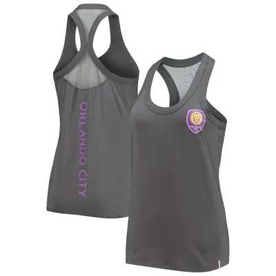 Orlando City SC The Wild Collective Women's Athleisure Tank Top - Gray