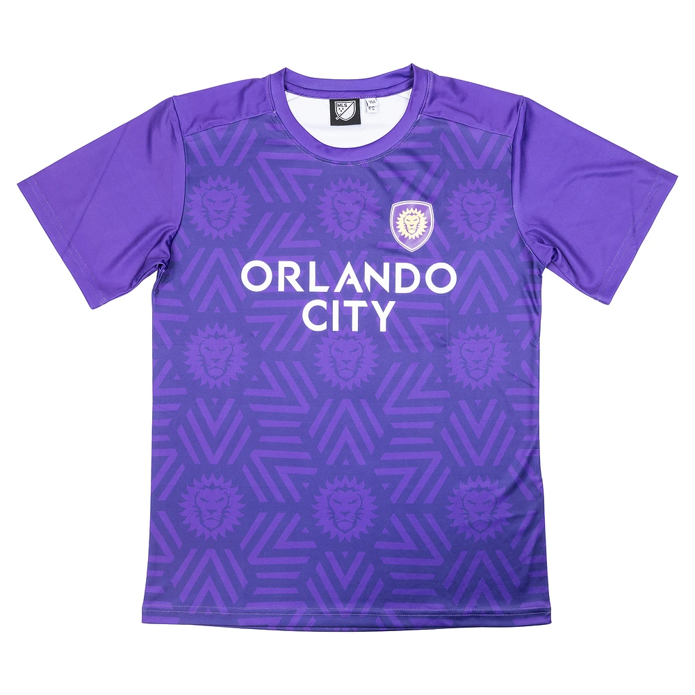 Youth Sport Design Sweden  Purple Orlando City SC Starting Lineup Home T-Shirt