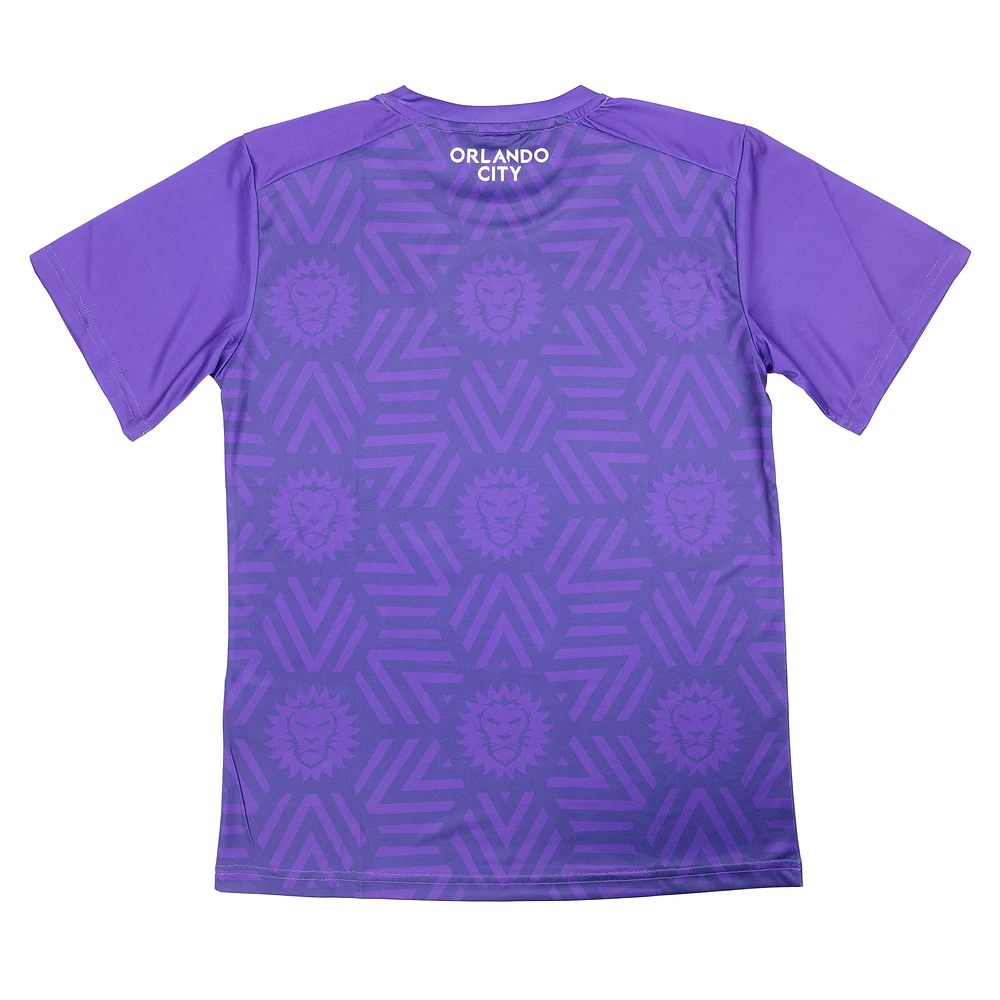 Youth Sport Design Sweden  Purple Orlando City SC Starting Lineup Home T-Shirt