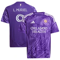 Youth adidas Luis Muriel Purple Orlando City SC 2025 Perfect Storm Replica Player Jersey