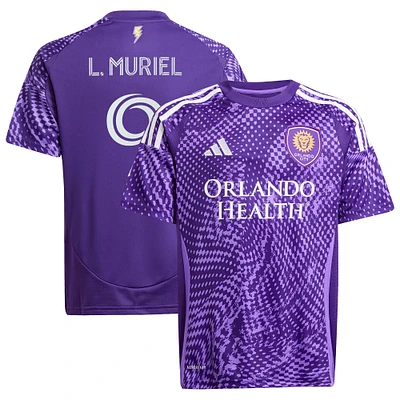 Youth adidas Luis Muriel Purple Orlando City SC 2025 Perfect Storm Replica Player Jersey