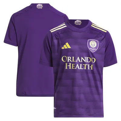 Orlando City SC adidas Youth 2023 The Wall Kit Replica Jersey - Purple