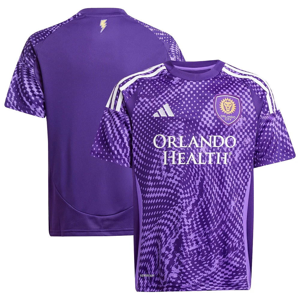 Youth adidas  Purple Orlando City SC 2025 Perfect Storm Replica Jersey