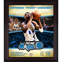 Framed Penny Hardaway Orlando Magic Autographed Mitchell & Ness