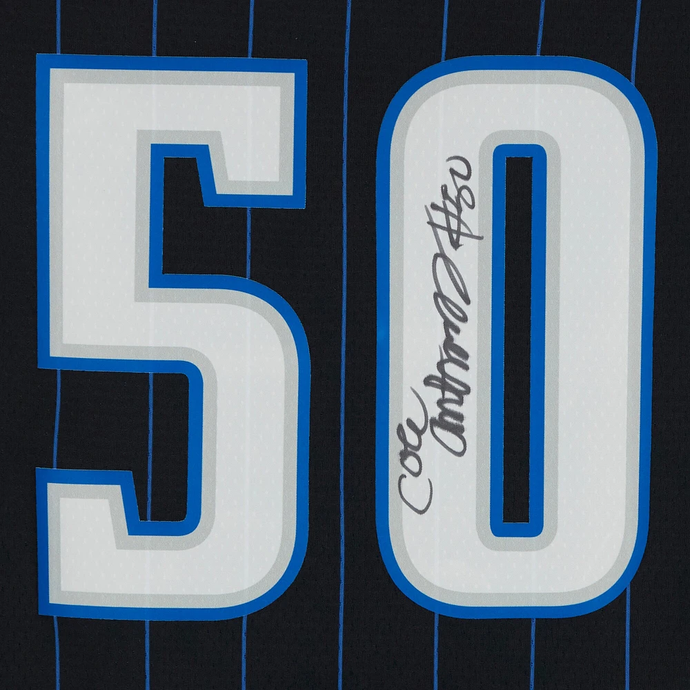 Autographed Nike Cole Anthony Black Orlando Magic 2020-21 Association Swingman Jersey