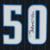 Autographed Nike Cole Anthony Black Orlando Magic 2020-21 Association Swingman Jersey