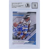 Cole Anthony Orlando Magic Autographed 2020-21 Panini Chronicles XR #280 Beckett Fanatics Witnessed Authenticated 10 Rookie Card with "Go Magic" Inscription
