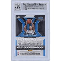 Carte de recrue autographiée 2020-21 Panini Prizm #292 Beckett Fanatics Witnessed Authenticated 10 Rookie Card de Cole Anthony Orlando Magic