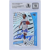Carte de recrue autographiée 2020-21 Panini Revolution #106 Beckett Fanatics Witnessed Authenticated 10 Rookie Card de Cole Anthony Orlando Magic