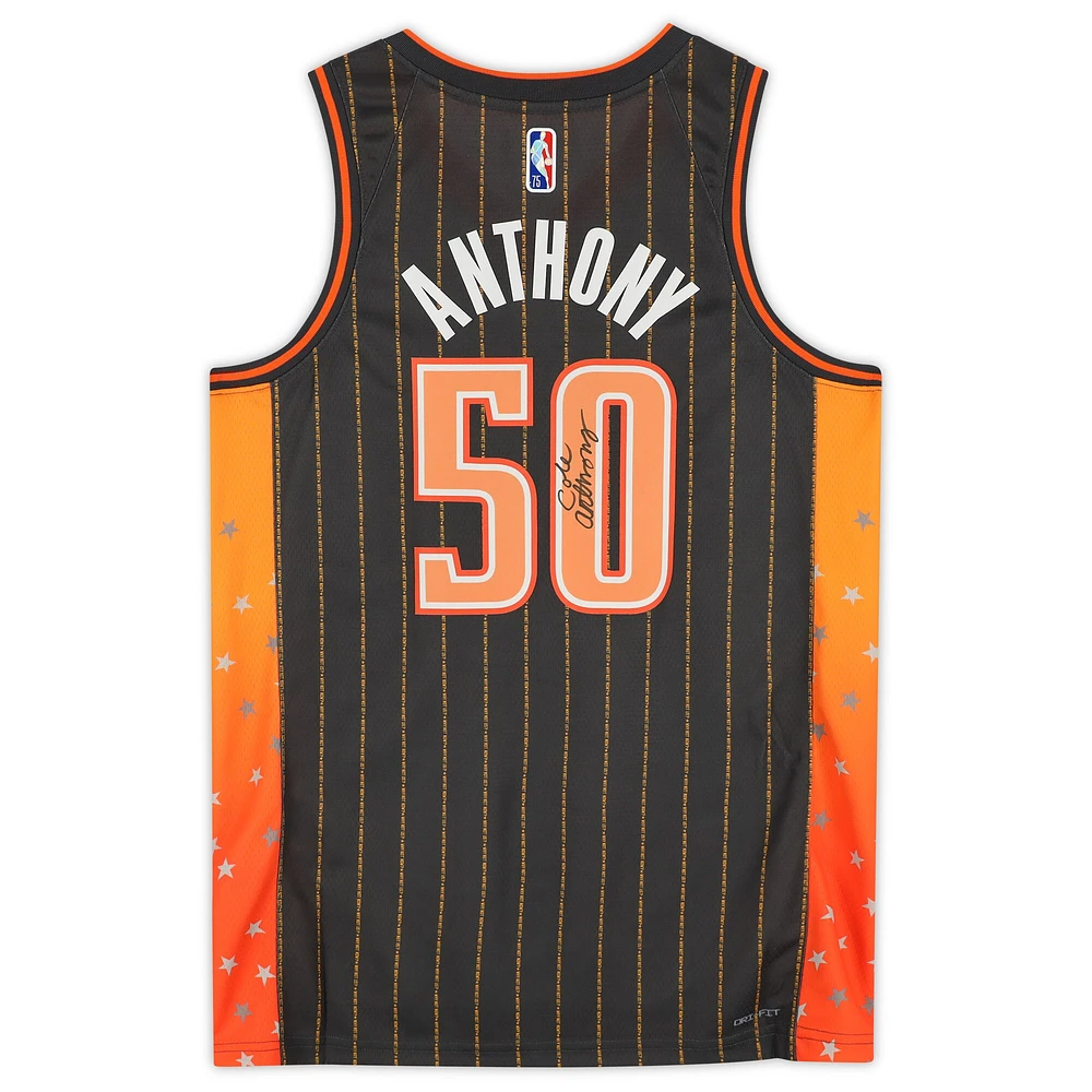Maillot Nike Swingman Mixtape 2021 autographié par Cole Anthony Orlando Magic gris