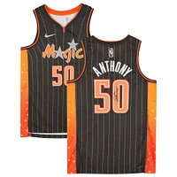 Maillot Nike Swingman Mixtape 2021 autographié par Cole Anthony Orlando Magic gris