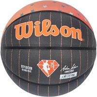 Ballon de basket-ball de collection dédicacé par Cole Anthony Orlando Magic Wilson City Edition