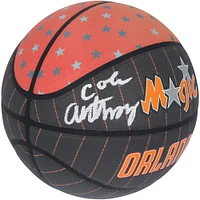 Ballon de basket-ball de collection dédicacé par Cole Anthony Orlando Magic Wilson City Edition