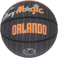 Ballon de basket-ball de collection dédicacé par Cole Anthony Orlando Magic Wilson City Edition