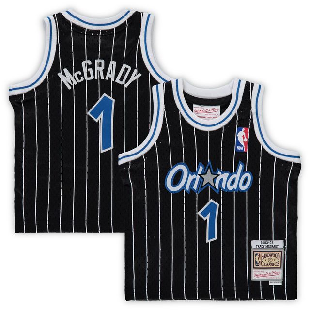 Infant Mitchell & Ness Tracy McGrady Noir Orlando Magic 2003/04 Hardwood Classics Maillot de joueur à la retraite