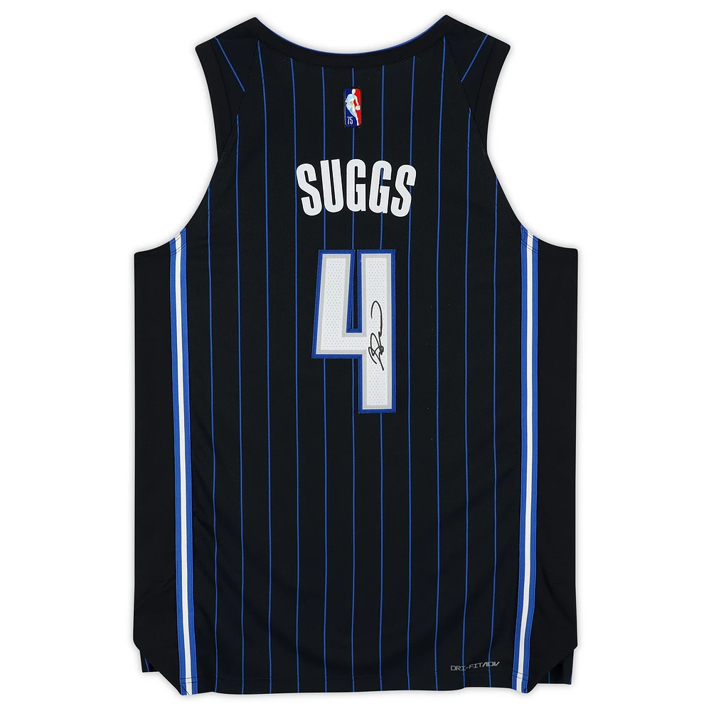 Jalen Suggs Black Orlando Magic Autographed Nike 2021-22 Authentic Jersey