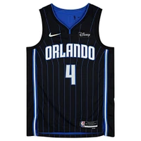 Jalen Suggs Black Orlando Magic Autographed Nike 2021-22 Diamond Swingman Jersey with "2021 #5 Pick" Inscription