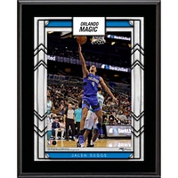 Plaque de joueur sublimée de Jalen Suggs Orlando Magic 10,5'' x 13''