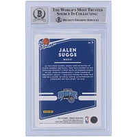 Jalen Suggs Orlando Magic Autographié 2021-22 Panini Donruss The Rookies #5 Beckett Fanatics Witnessed Authenticated 10 Rookie Card